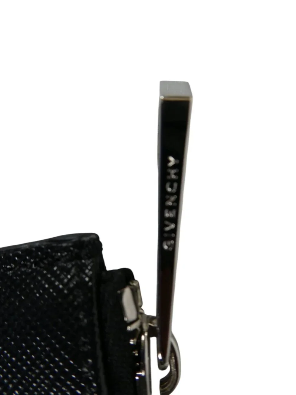 Givenchy 100% Calf Leather Iconic Prints Pouch Black Clutch BB6009B01Z Authentic